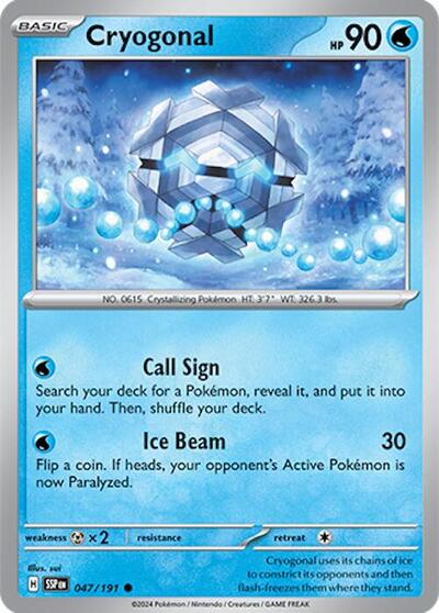 SSP: Cryogonal (Reverse Holofoil)