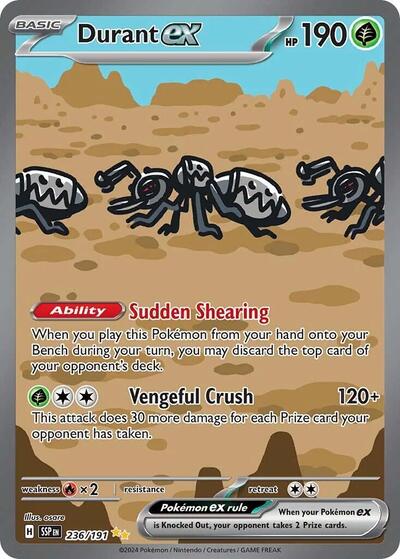SSP: Durant ex - 236/191 (Holofoil)