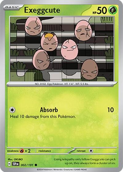 SSP: Exeggcute - 002/191