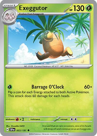 SSP: Exeggutor (Reverse Holofoil)