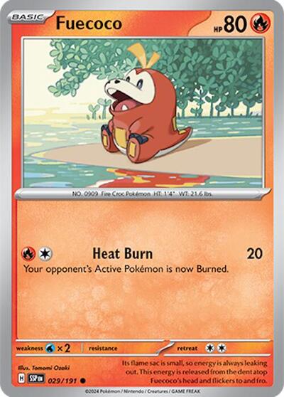 SSP: Fuecoco (Reverse Holofoil)