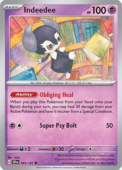 SSP: Indeedee (Reverse Holofoil)