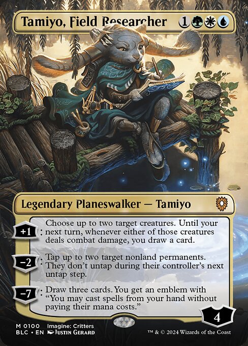BLC: Tamiyo, Field Researcher (Borderless) (Foil)