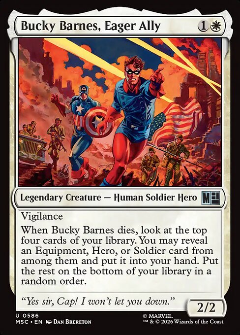 MSC: Bucky Barnes, Eager Ally