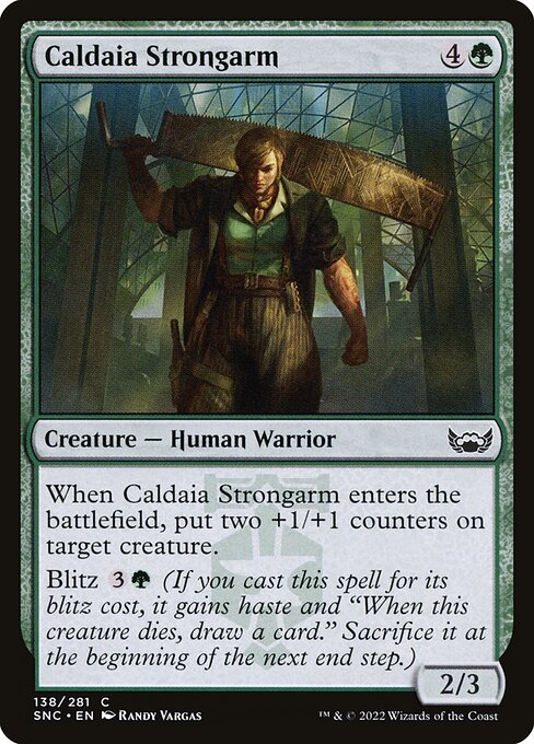 SNC: Caldaia Strongarm (Foil)