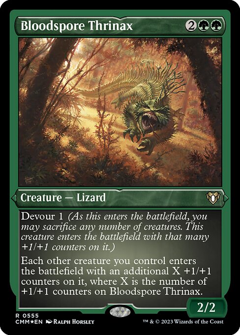 CMM: Bloodspore Thrinax (Foil Etched)