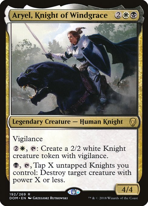 DOM: Aryel, Knight of Windgrace