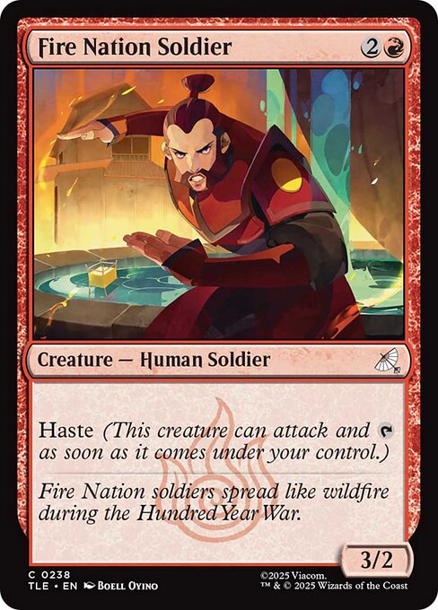 TLE: Fire Nation Soldier (0238) (Foil)