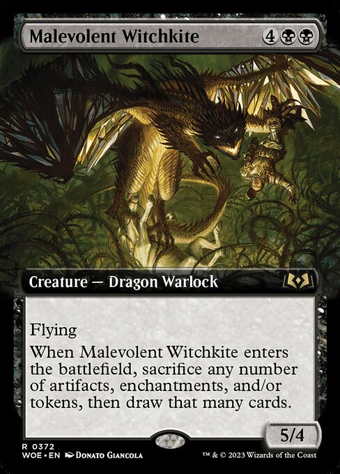 WOE: Malevolent Witchkite (Extended Art)