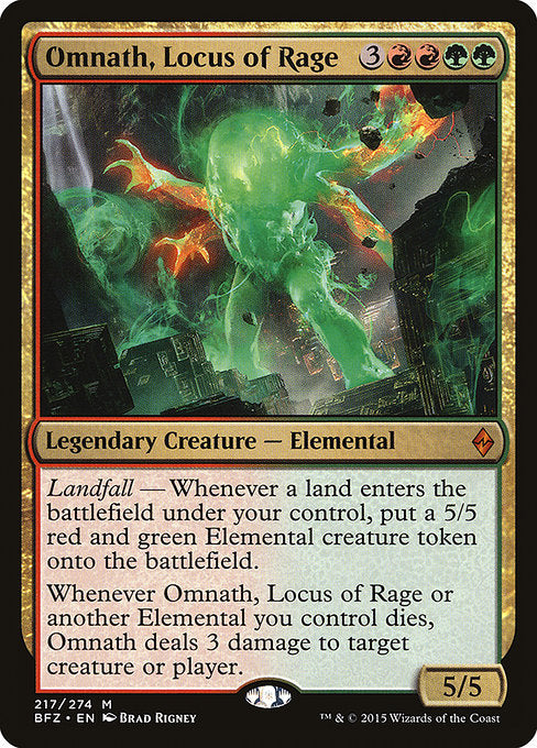 BFZ: Omnath, Locus of Rage (Foil)