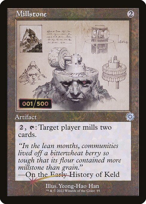 BRR: Millstone (Schematic) (Serial Numbered) (Foil)