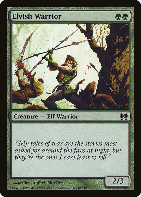 9ED: Elvish Warrior (Foil)