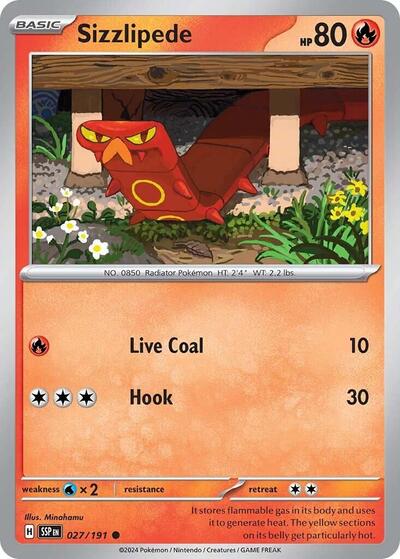 SSP: Sizzlipede (Reverse Holofoil)