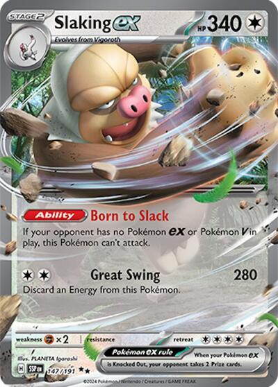 SSP: Slaking ex - 147/191 (Holofoil)