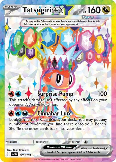 SSP: Tatsugiri ex - 226/191 (Holofoil)