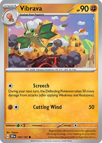 SSP: Vibrava - 105/191 (Reverse Holofoil)