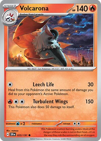 SSP: Volcarona (Reverse Holofoil)