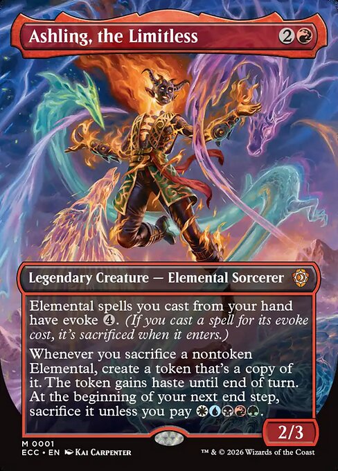 ECC: Ashling, the Limitless (Borderless) (Foil)