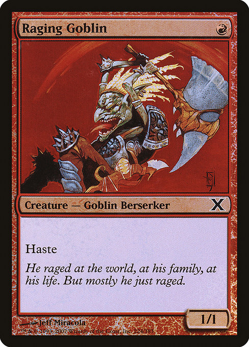 10E: Raging Goblin (Foil)