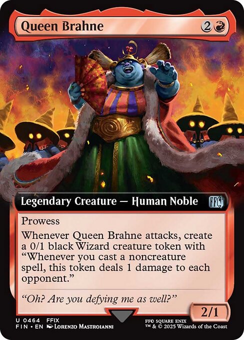 FIN: Queen Brahne (Extended Art) (Foil)