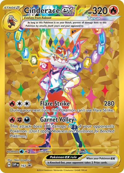 SVP: Cinderace ex - 163 (Holofoil)