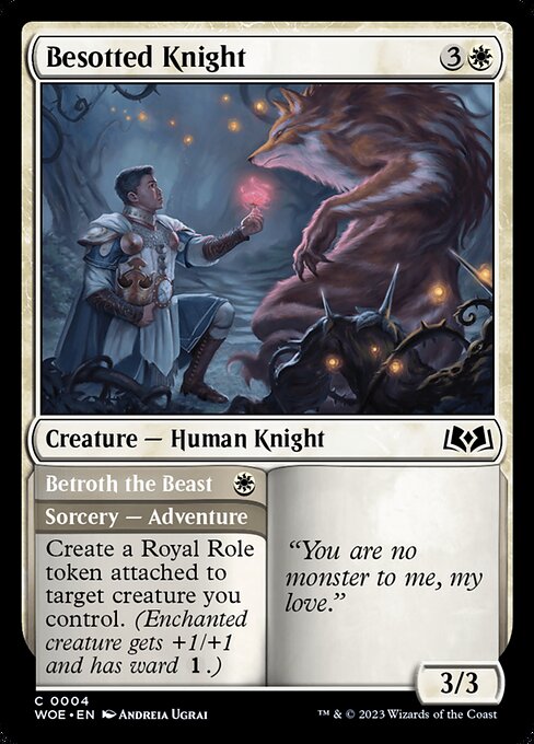 WOE: Besotted Knight (Foil)