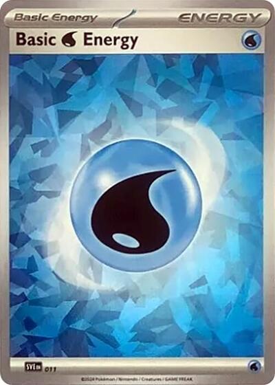SVE: Basic Water Energy (Cracked Ice Holo) (Holofoil)