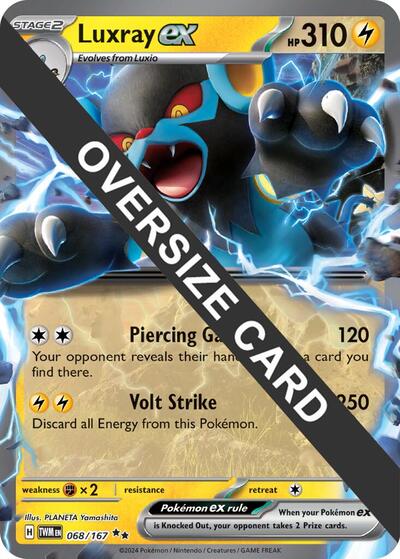 PR: Luxray ex - 068/167 (Meddling Sparks Premium Collection) (Holofoil)
