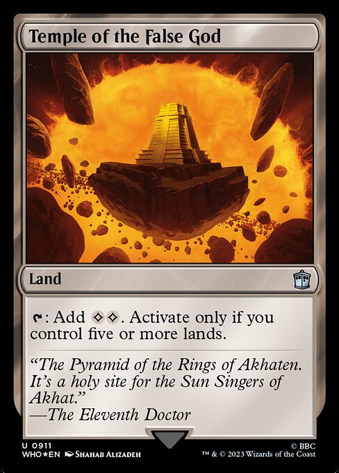 WHO: Temple of the False God (Surge Foil)