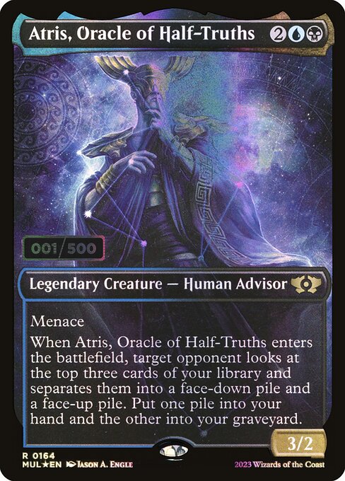 MUL: Atris, Oracle of Half-Truths (Serial Numbered) (Foil)