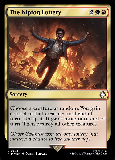 PIP: The Nipton Lottery (Surge Foil)