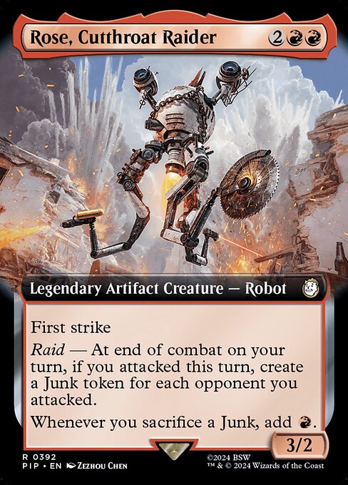 PIP: Rose, Cutthroat Raider (Extended Art) (Foil)