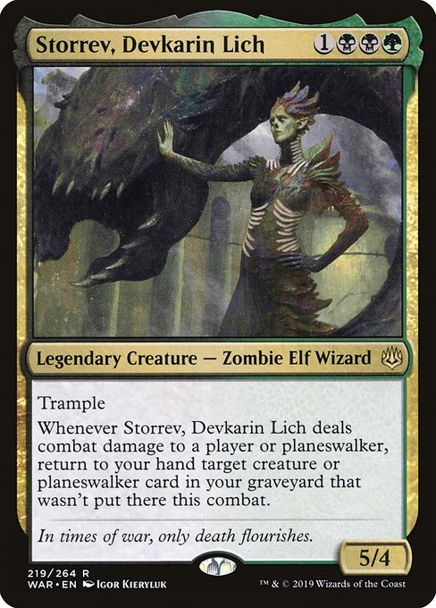 WAR: Storrev, Devkarin Lich (Foil)