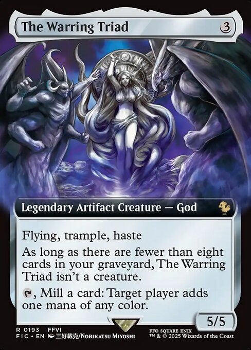 FIC: The Warring Triad (Extended Art) (Foil)