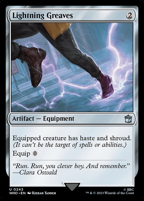 WHO: Lightning Greaves (Foil)