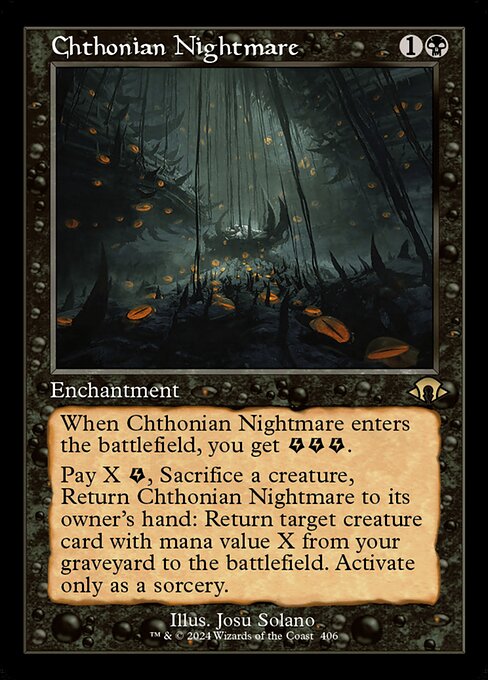 MH3: Chthonian Nightmare (Retro Frame) (Foil)