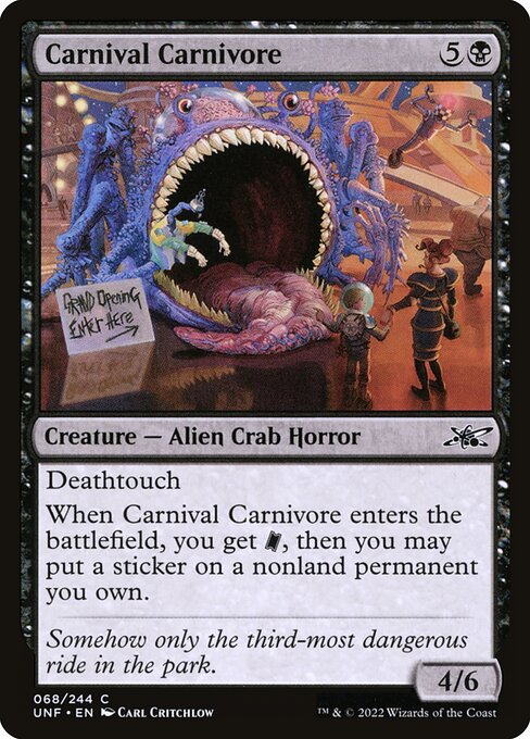 UNF: Carnival Carnivore