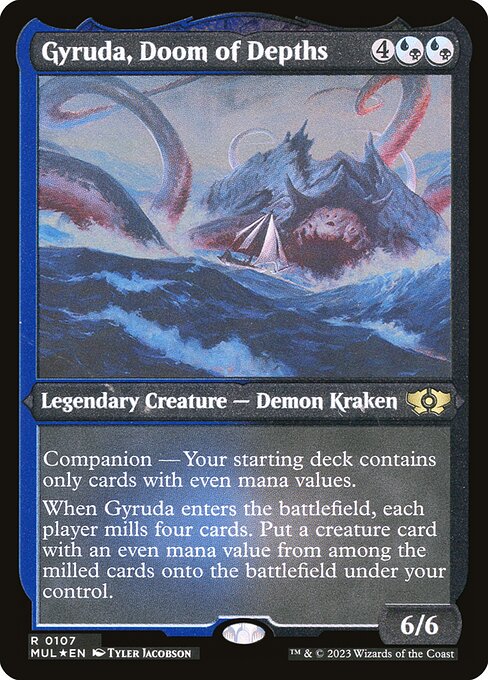 MUL: Gyruda, Doom of Depths (Foil Etched)
