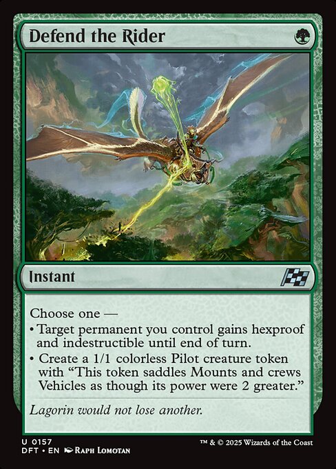DFT: Defend the Rider (Foil)