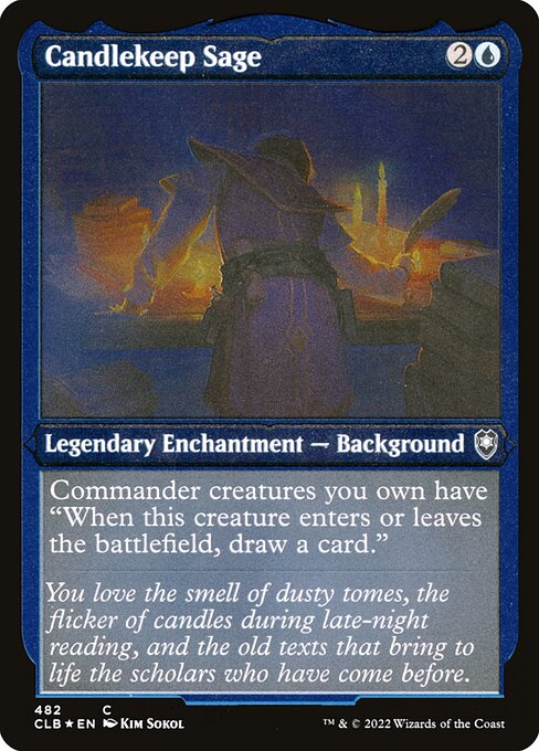 CLB: Candlekeep Sage (Foil Etched)