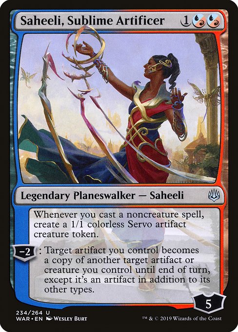 WAR: Saheeli, Sublime Artificer (Foil)