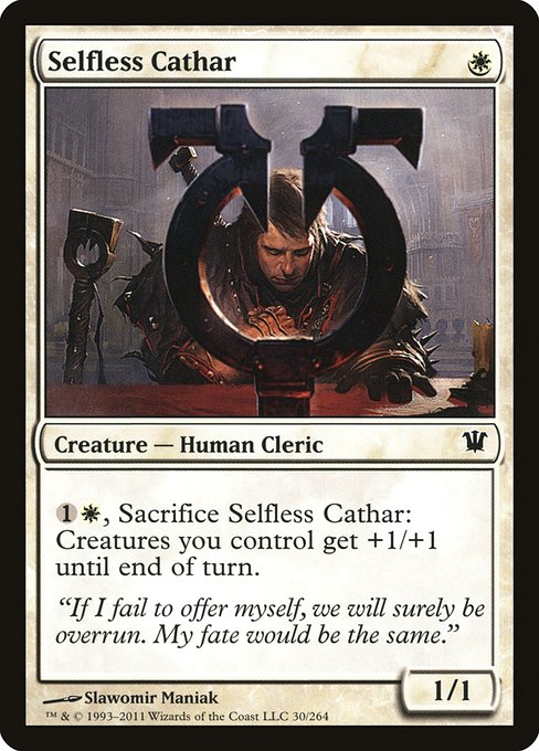 ISD: Selfless Cathar (Foil)