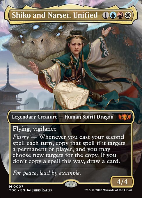 TDC: Shiko and Narset, Unified (Borderless) (Foil)