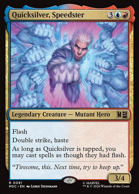 MSC: Quicksilver, Speedster