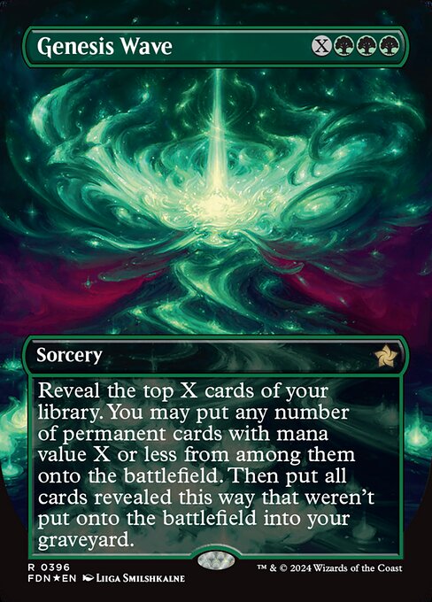 FDN: Genesis Wave (Borderless) (Mana Foil)
