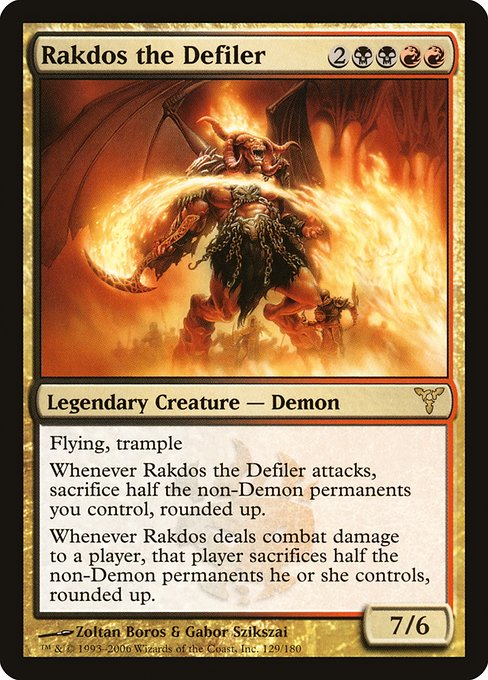 DIS: Rakdos the Defiler (Foil)