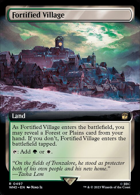 WHO: Fortified Village (Extended Art) (Foil)