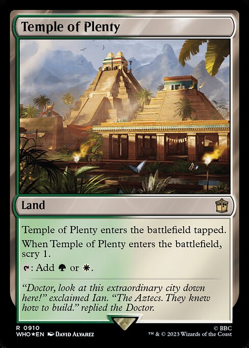 WHO: Temple of Plenty (Surge Foil)