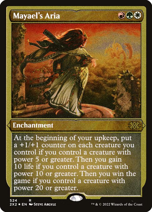 2X2: Mayael's Aria (Foil Etched)