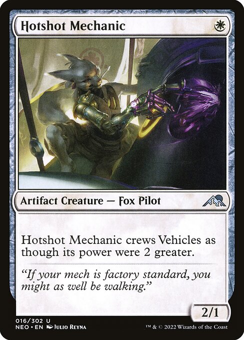 NEO: Hotshot Mechanic